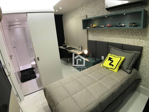 Imagem 10 de 20 de Lindo Apartamento Montado E Decorado No Sistema De Porteira Fechada, Na Quadra Do Mar Da Praia Da Costa! - Ap0258