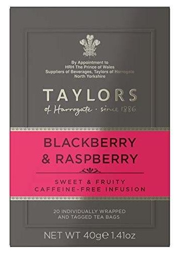 Caja De Tè Taylors Of Harrogate Té De Hierbas De Mora Y Fr