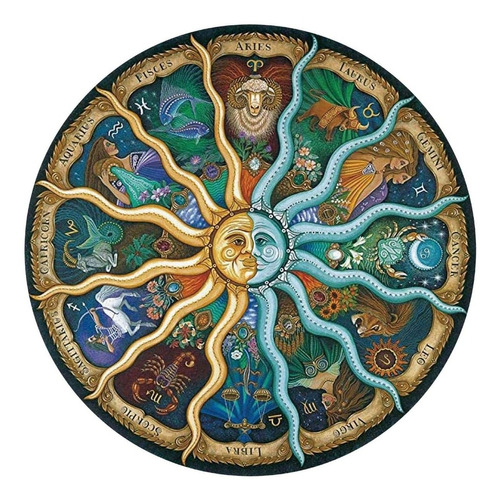 Rompecabezas De Zodiaco Horóscopo 1000 Pz 67.5cm X 67.5cm