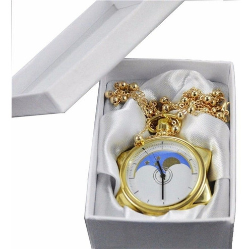 Sailor Moon Crystal Star Reloj De Bolsillo Collar Colgante