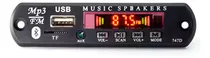 Comprar Panel Ovalado De Audio Mp3 12v Bt Usb Fm Aux Tf Sd