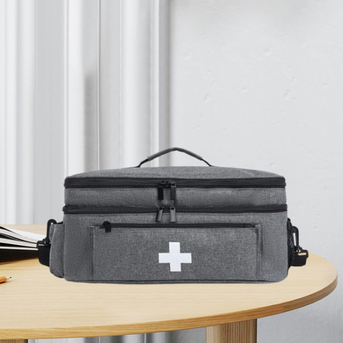 Bolsa De Primeros Auxilios Bolsa De Almacenamiento Gris