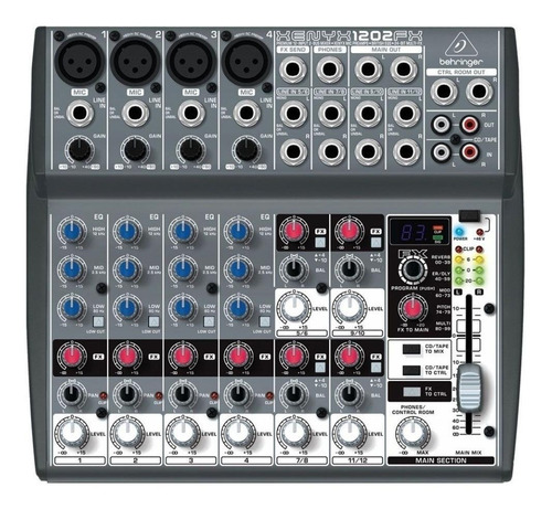 Consola Behringer 1202FX Xenyx de mezcla 230V