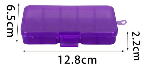 2 Caja De Almacenamiento Extraíble De Joyería De Plástico
