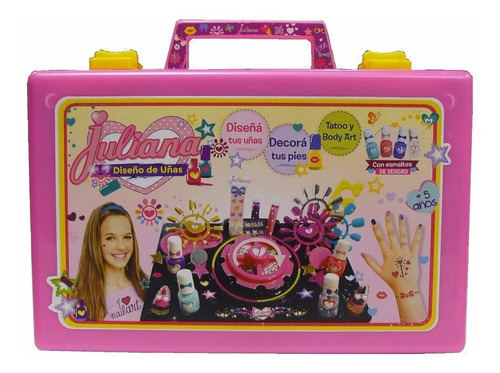 Valija Juliana Diseño De Uñas Grande Juegos Y Juguetes