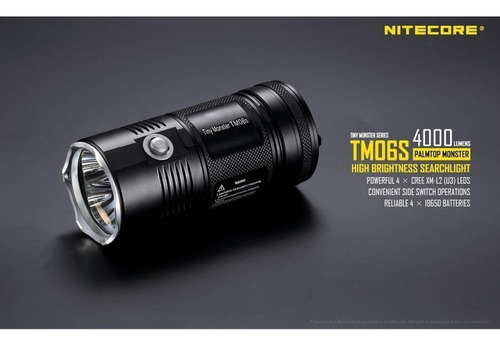 Nitecore Tm06s Led Flashlight Lanterna Com 4 Bateria 18650