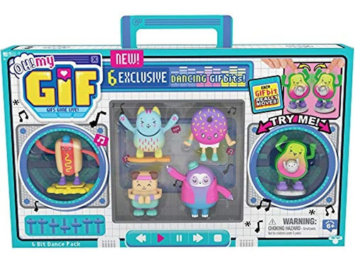 Collectibles Con 6 Gifbits De Baile Exclusivos, Multicolor