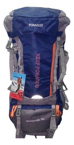 Morral Maleta Mochila Camping Impermeable Grande 95 Litros 