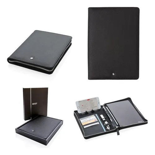 Carpeta Folder Swisspeak A5 En Poliuretano Bolsillo Interno