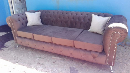 Sillón Chesterfield De 4 Cuerpos