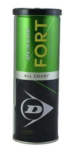 Pelotas Dunlop Fort All Court Tubo X3 Envíos A Todo El País