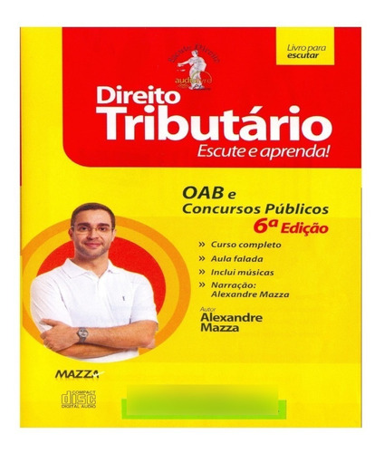 Cd Lacrado Audio Livro Direito Tributario Escute E Aprenda A