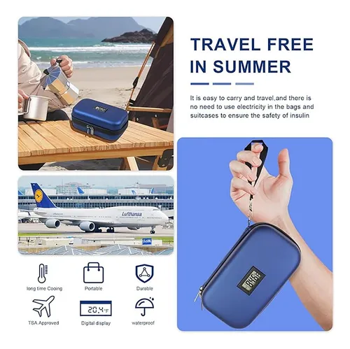 Funda De Viaje For Insulina Con Indicador De Temperatura