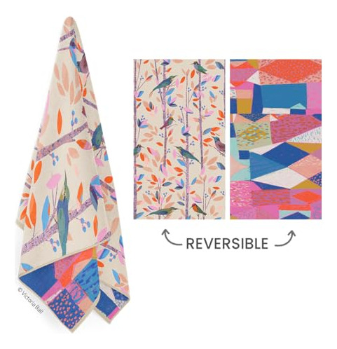Toalla De Microfibra Reversible Absorbente Y De Secado Rápid