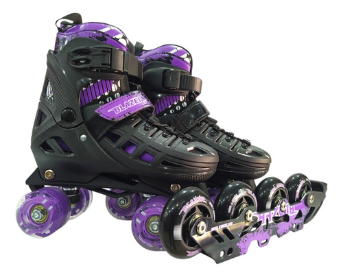 Patines 2 En 1 Ajustables Blazer