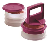 Comprar Prensa Hamburguesas Y Contenedor X4 Unidades Tupperware 