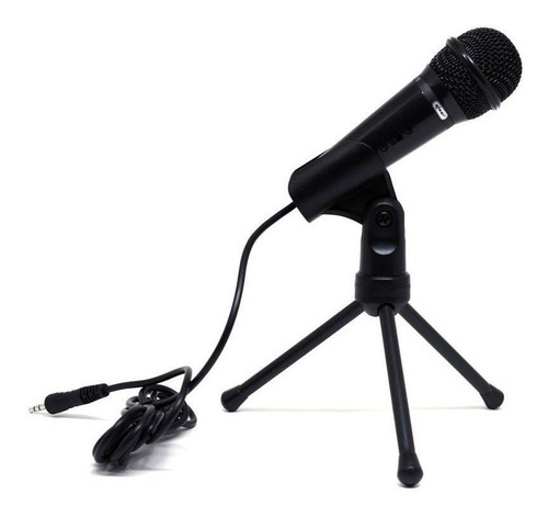 Microfone Knup KP-918 Condensador Omnidirecional cor preto