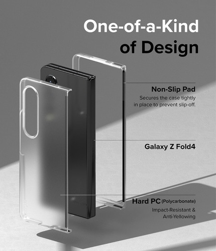 Imagen 4 de 5 de Funda Para Samsung Galaxy Z Fold 4 Ringke Slim Original