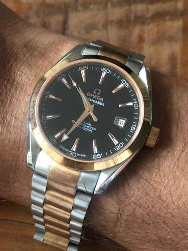 Seamaster Aco E Ouro Rose