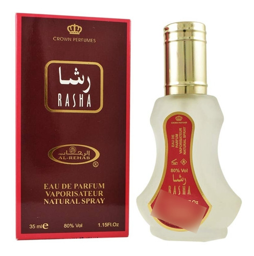 Rasha Spray 35 Ml Perfume Árabe Al Rehab