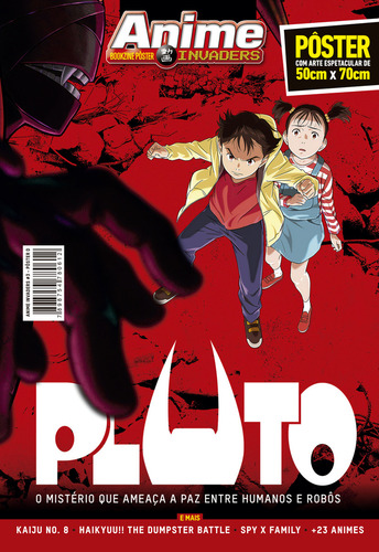 Superpôster Anime Invaders - Pluto, De Editora Europa. Editorial Europa, Capa Mole, Edição 2024-06-24 00:00:00 Em Português