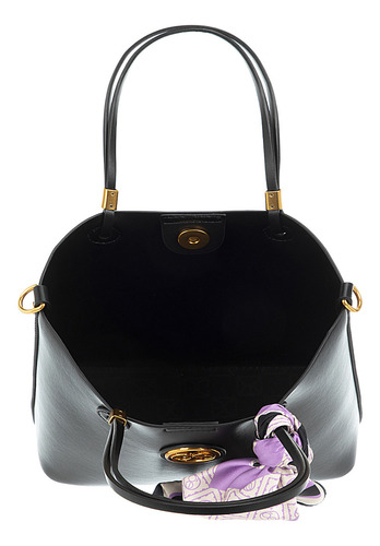 Bolsa Tote 2 En 1 Cloe Adaixy I Mediano Color Negro