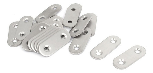 Placas De Fijación Rectas Con Soporte Plano De Acero Inoxida
