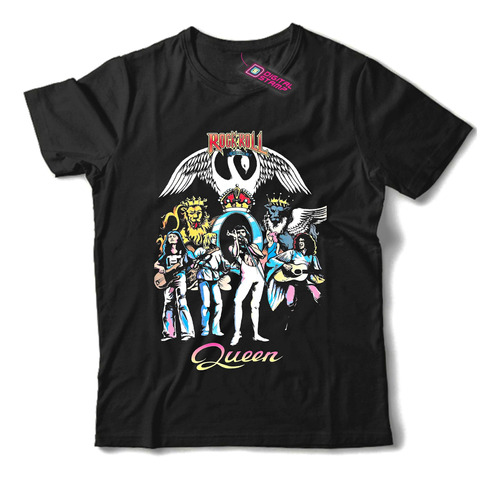 Remera Queen Rock And Roll Mb9 Dtg Premium