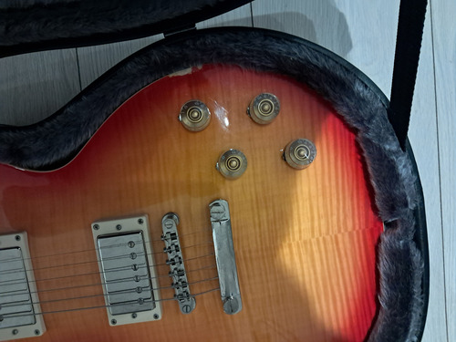 Guitarra Epiphone Les Paul Standard Tribute 1960 Outfit Diestro Dorado Palo De Rosa (Usado)
