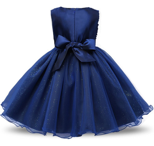 Vestido De Fiesta Con Tutú Y Moño Para Bebas/niñas Pequeñas