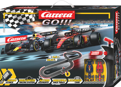 Pista Electrica Red Bull Vs Ferrari, Formula 1 2024 Carrera Color Azul