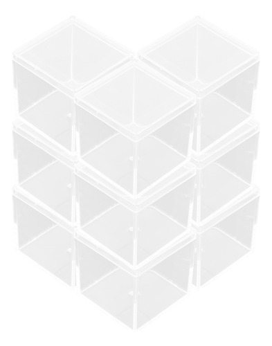 9 Cubos Cuadrados Transparentes Decorativos Cuadrados Transp