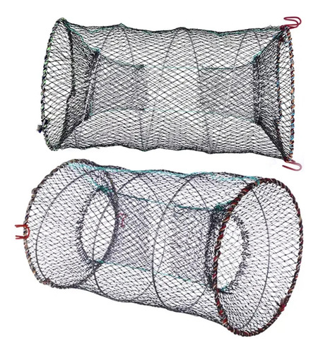 2 Trampas Plegables Para Langostas, Cangrejos Y Peces