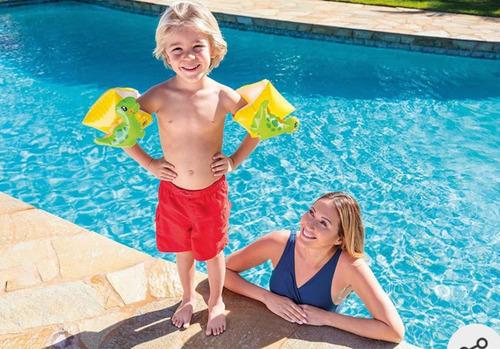 Flotadores De Dinosaurios Para Niños Intex Mod 56664 De 3-6