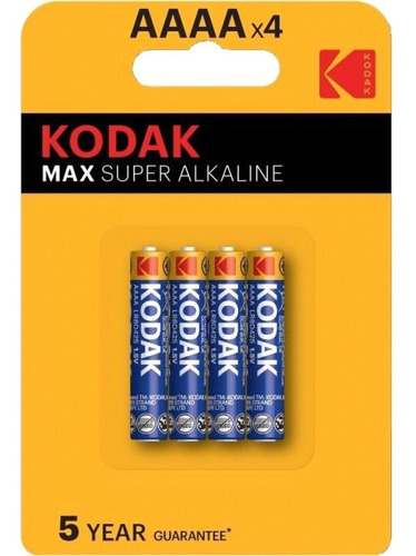 Pilas Aaaa Kodak En Blister X 4 Unidades 