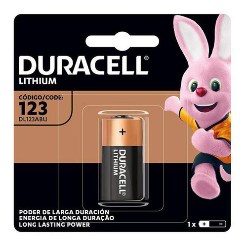 Pila Litio 123 Cr17345 Ultra Lithium Duracell