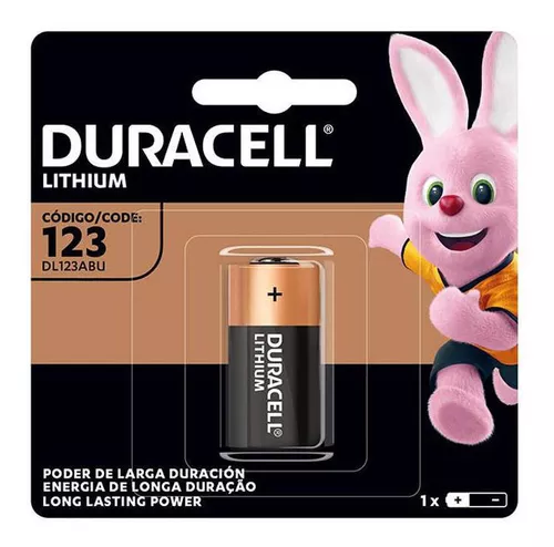 ▷ Batería Duracell Ultra Lithium CR123A / CR17345 Litio