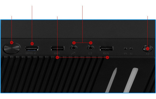 Imagen 4 de 7 de Gabinete Pc Gamer Aerocool Streak Black Rgb Mid-tower Atx