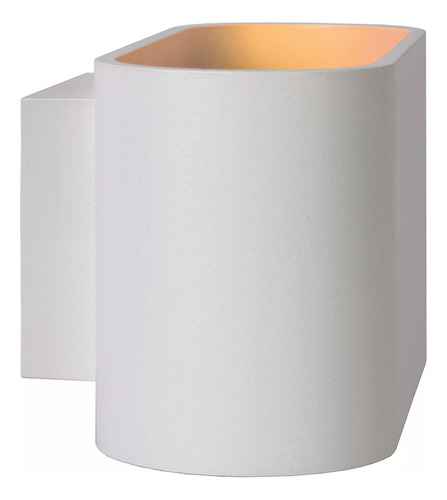 Aplique Bidireccional Interior Oval Negro O Blanco - Unilux Blanco