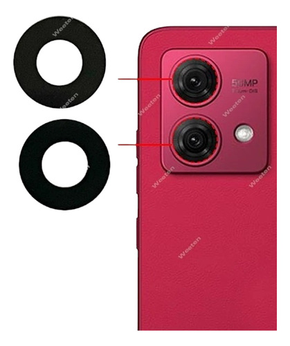 2 Vidrio De Repuesto De Camara Motorola G84 5g Generica 