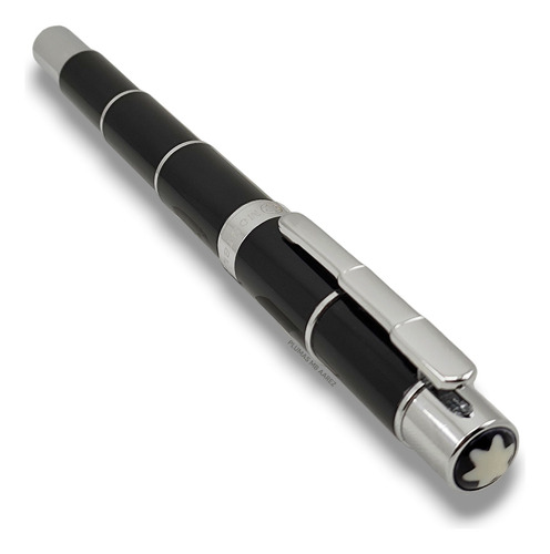 Pluma Rollerball Montblanc Burj Khalifa Negro Plata Regalo Negro Filos Plateados Negro (Reacondicionado)