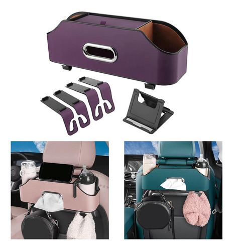 Combinación De Organizador Con Portapañuelos Y Violeta