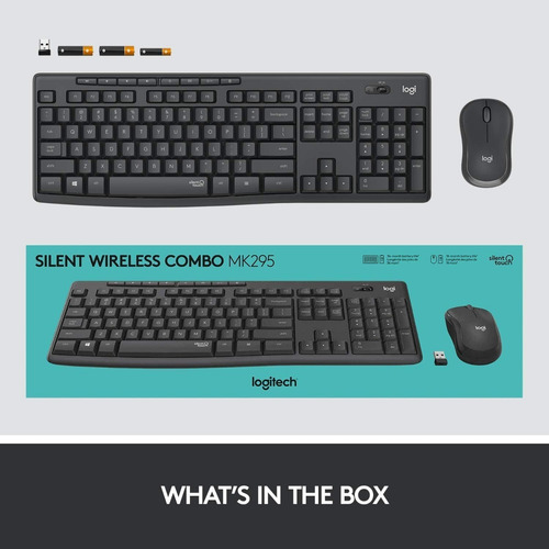 Imagen 9 de 9 de Logitech Mk295 Combo Inalámbrico Silencioso Teclado Y Mouse