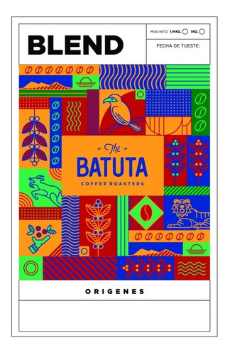 Imagen 1 de 1 de Café Blend Col/bra Batuta Coffee Roaster