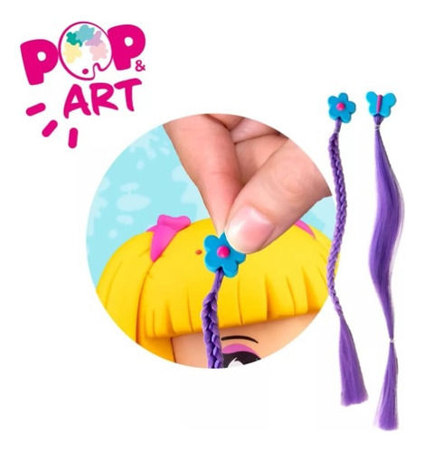 Pinypon Set Pop & Art Original Famosa Muñeca Con Accesorios