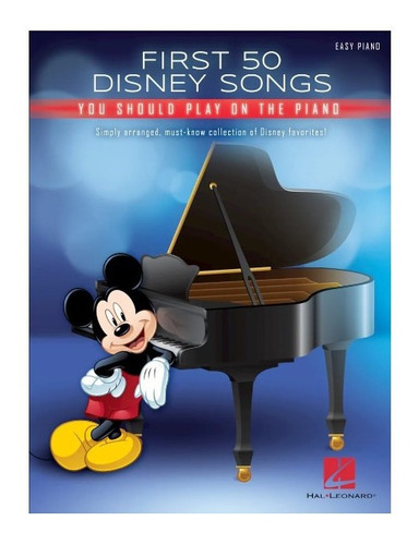 50 First Disney Songs - Partitura Para Piano