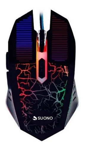 Mouse Juego Gamer Compatible Pc Notebook Retroiluminado 