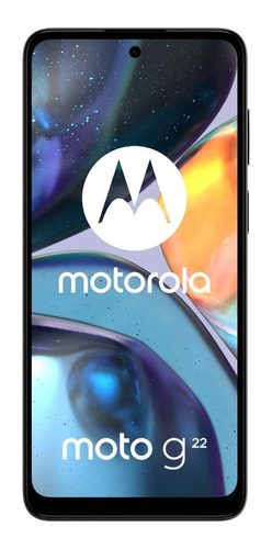 Celular Motorola Moto G22 4/128gb Negro Nuevo 3 Cts