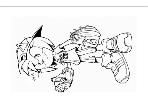 100 Folhas Desenho Pra Colorir e Pintar o Sonic e seus amigos