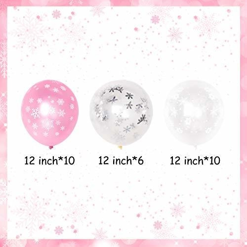 Decoraciones De Baby Shower Para Niña - Globos De Copo De Ni